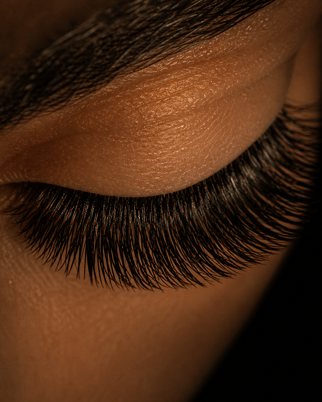 Volume lash set with fans