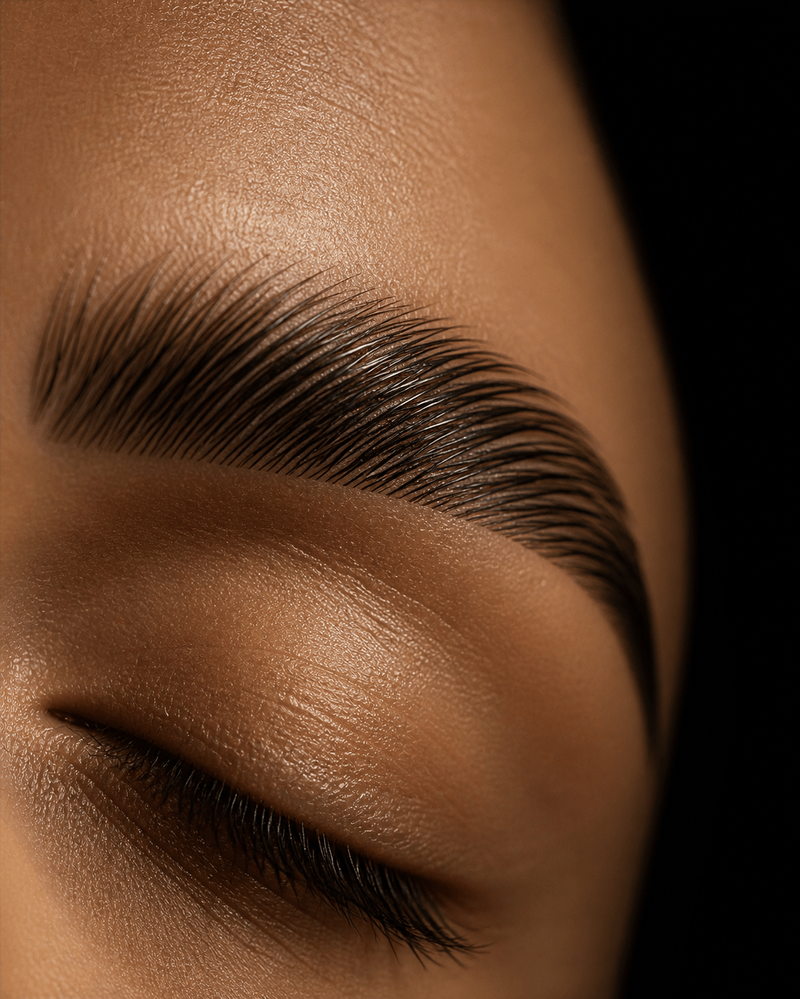 Brow lamination result