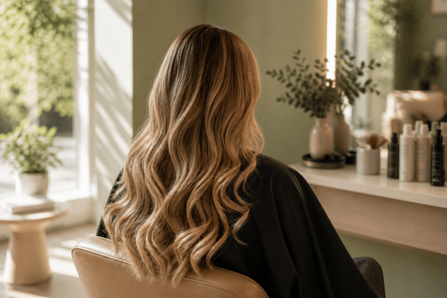 Lived-in balayage transformation